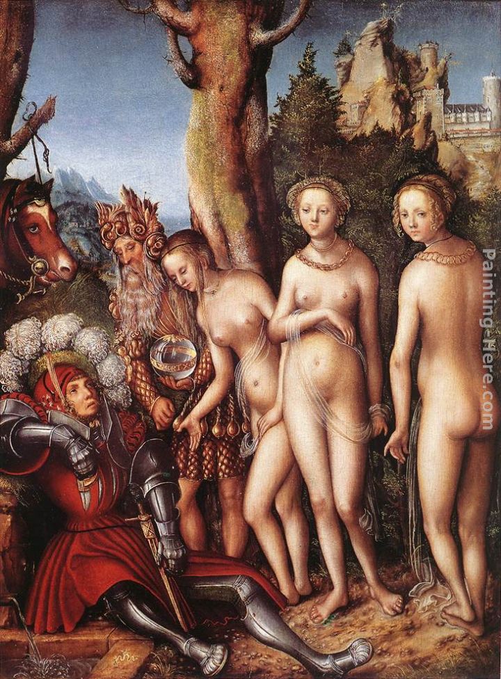 The Judgment of Paris painting - Lucas Cranach the Elder The Judgment of Paris art painting The Judgment of Paris painting - Lucas Cranach the Elder The Judgment of Paris art painting